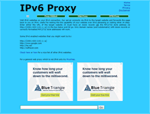 Tablet Screenshot of ipv6proxy.net